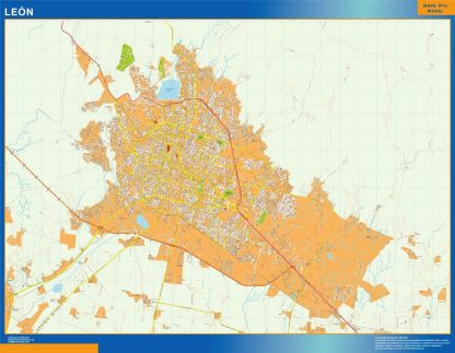 Carte Leon Mexique