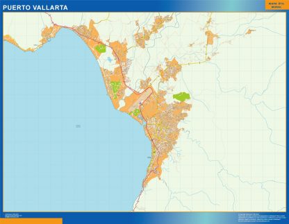 Carte Puerto Vallarta Mexique