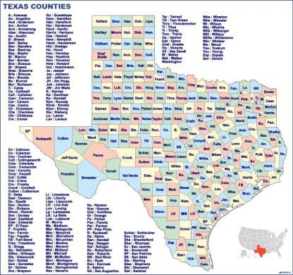 Texas counties